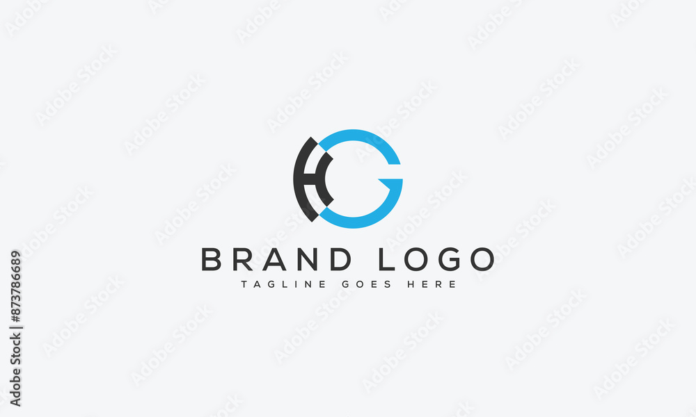 letter GH logo design vector template design for brand. letter GH logo design vector template design for brand.