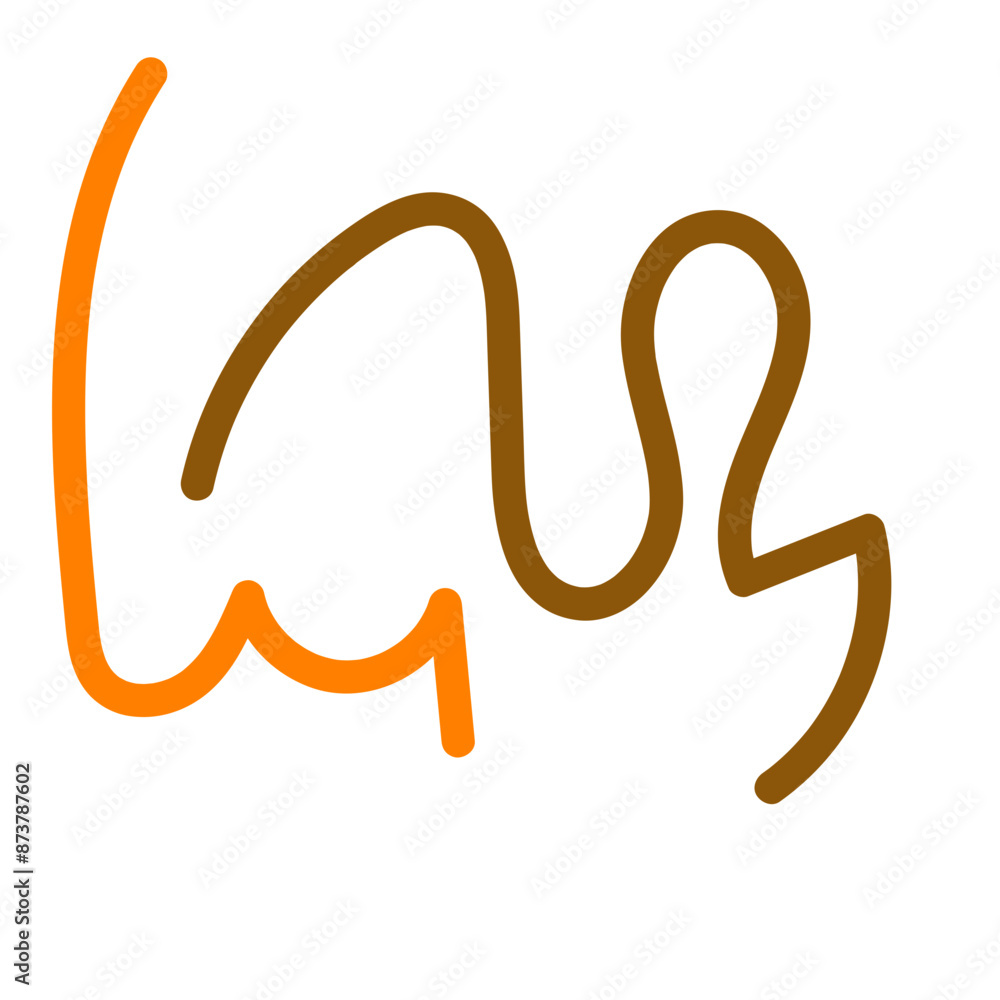 Abstract lines Squiggly vector Abstract lines Squiggly vector