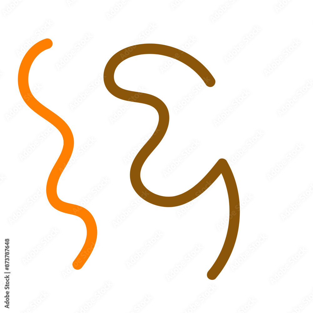 Abstract lines Squiggly vector Abstract lines Squiggly vector