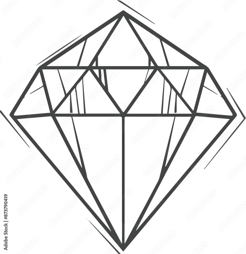 diamond on white background, set of diamond diamond on white background, set of diamond