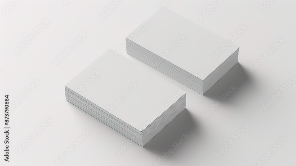 White blank business card template empty mock-up at white textured background with copy space for text photo or product White blank business card template empty mock-up at white textured background with copy space for text photo or product