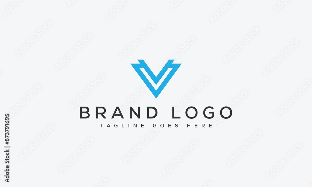 letter V logo design vector template design for brand. letter V logo design vector template design for brand.