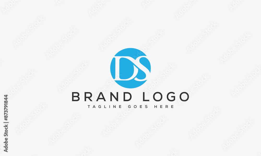letter DS logo design vector template design for brand. letter DS logo design vector template design for brand.