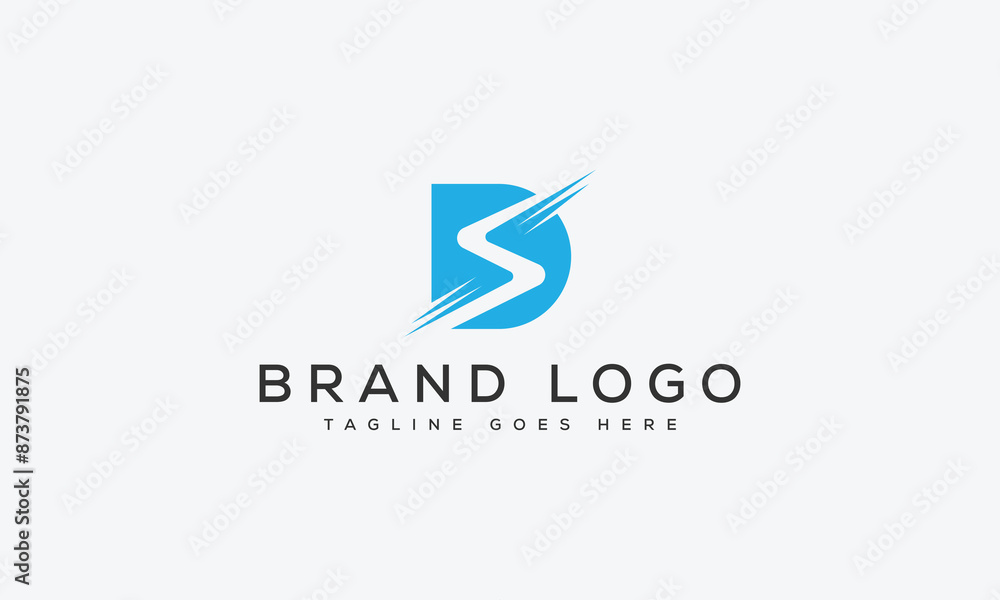 letter DS logo design vector template design for brand. letter DS logo design vector template design for brand.