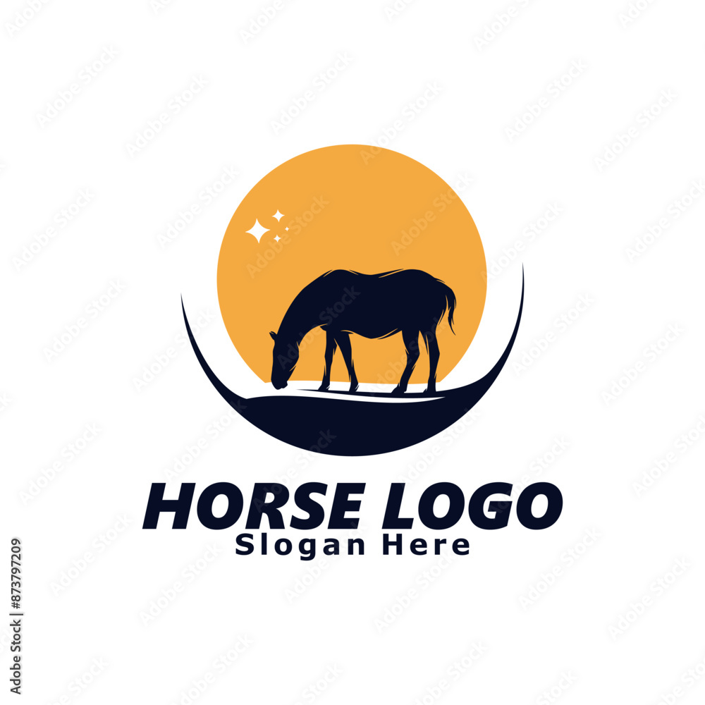 Horse Logo Template Design Vector Horse Logo Template Design Vector