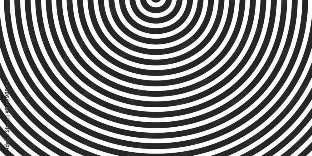 Abstract circle line background, stripes or lines design. Optical art. Vector Abstract circle line background, stripes or lines design. Optical art. Vector