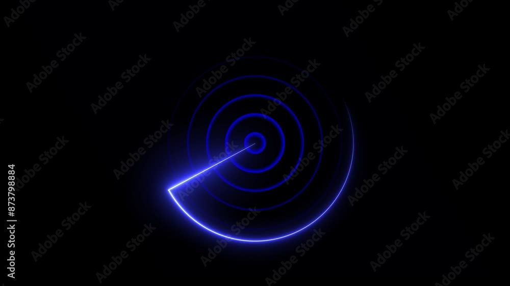 Glowing Neon ship radar screen, location searching icon animation background 4k video. Glowing Neon ship radar screen, location searching icon animation background 4k video.
