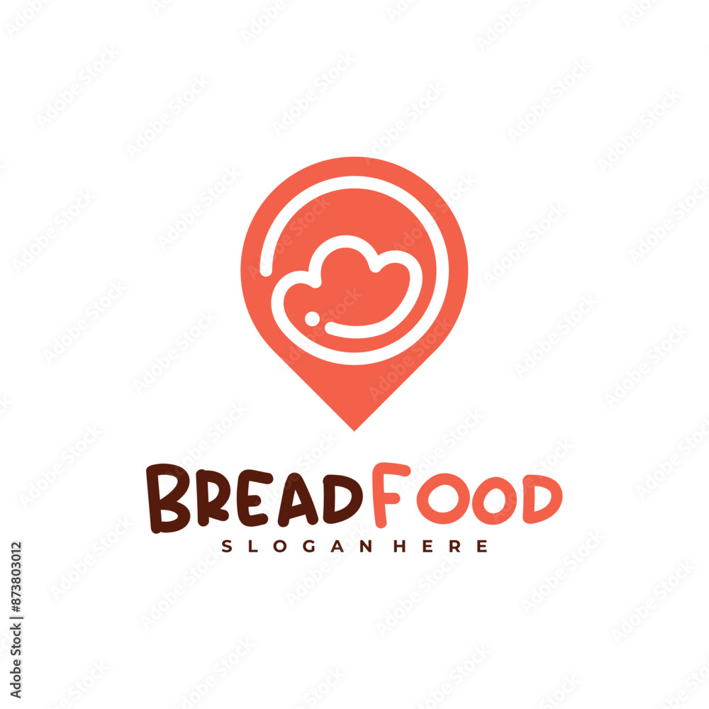 Bread Point logo vector template, Creative Bread logo design concepts Bread Point logo vector template, Creative Bread logo design concepts