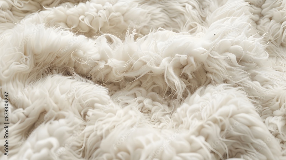 White, Beige wool texture background. Natural fluffy fur sheep wool skin texture. White, Beige wool texture background. Natural fluffy fur sheep wool skin texture.