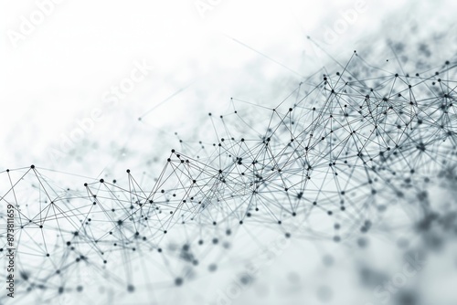 Cutting-edge technology in data science revolutionizes the future of analytics, Network's signal white digital background, AI generated