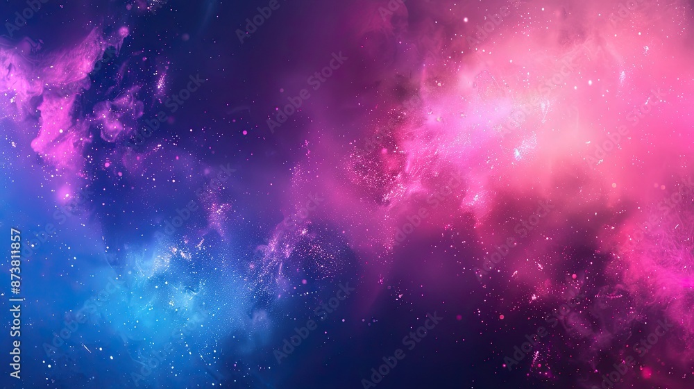 Fototapeta premium A vibrant neon gradient background with electric blues, pinks, and purples.