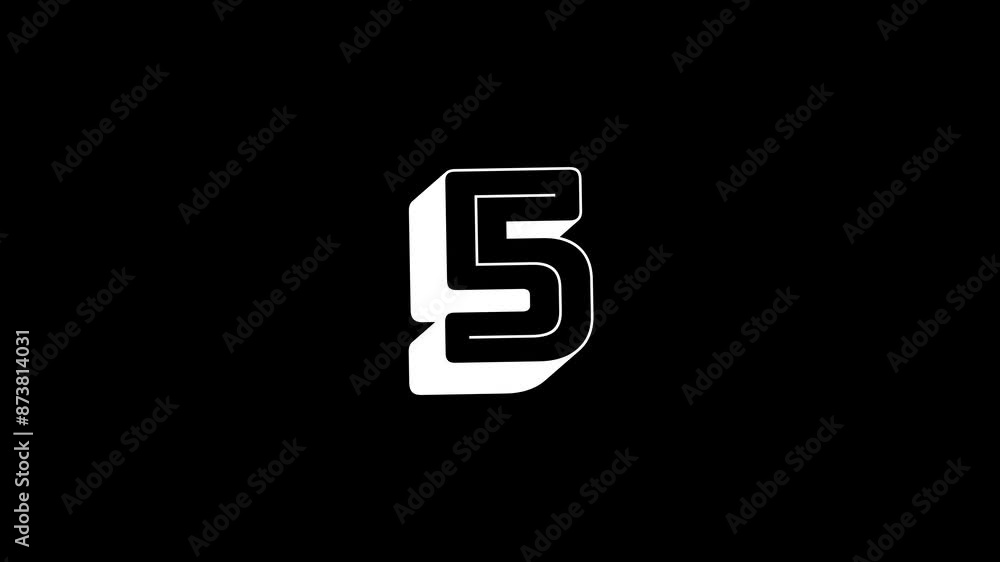 10 Seconds simple 3D Pop Blocky Font Countdown Timer. White on Black bg. Numbers are animated in a cute and playful way while counting down. Font with shadow and outline. Modern and retro design 10 Seconds simple 3D Pop Blocky Font Countdown Timer. White on Black bg. Numbers are animated in a cute and playful way while counting down. Font with shadow and outline. Modern and retro design
