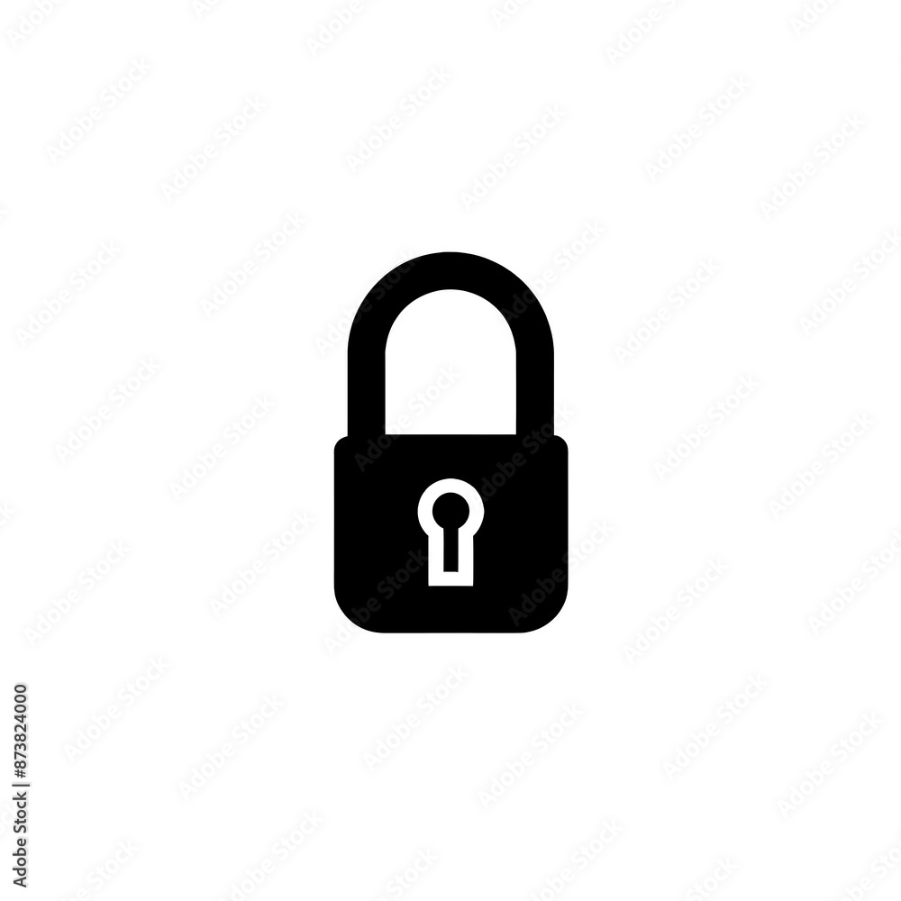 Lock Icon Minimal, Simple Logo Lock Lock Icon Minimal, Simple Logo Lock
