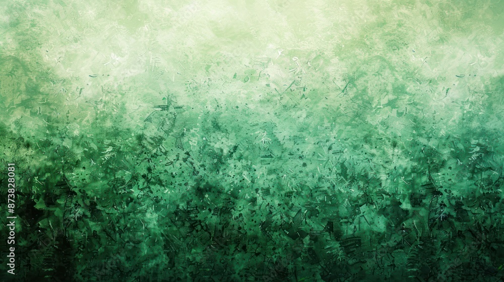 Abstract Watercolor Green Gradient
