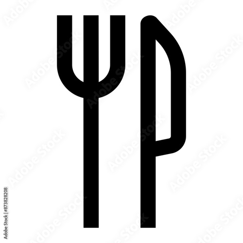 Restaurant icon. restaurant, food, knife, fork, kitchen, chef. Vector icon illustration