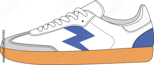 sneakers vector illustration