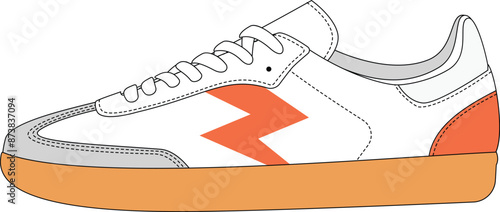 sneakers vector illustration