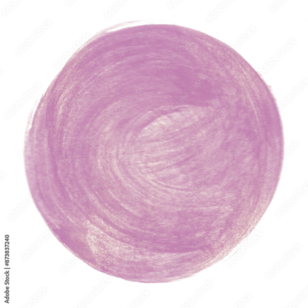 Kreis in pink lila gemalt mit einem Pinsel - Wasserfarbe Kreis in pink lila gemalt mit einem Pinsel - Wasserfarbe