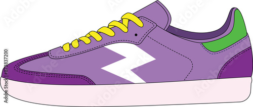 sneakers vector illustration