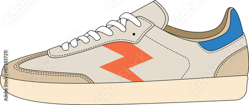 sneakers vector illustration