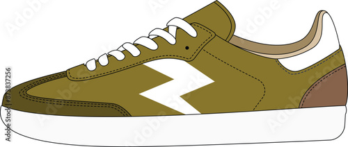 sneakers vector illustration