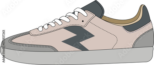 sneakers vector illustration