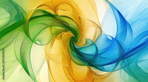 Abstract Swirling Colors