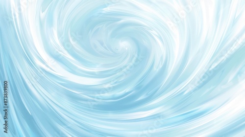 Abstract Swirling Blue and White Background