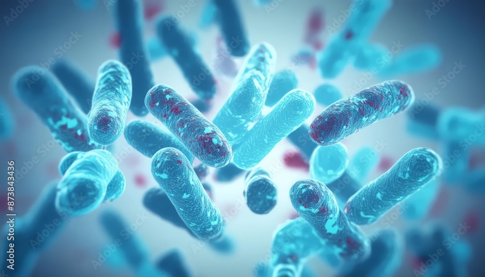 Reference ImBlue Bacteria - Microscopic Enlargement of Blue Cells and Colony of Bacteria - Probiotics or Medicine Treatment - Health Care Medication or Ananotomy of Organisms in Biology or Scienceage Reference ImBlue Bacteria - Microscopic Enlargement of Blue Cells and Colony of Bacteria - Probiotics or Medicine Treatment - Health Care Medication or Ananotomy of Organisms in Biology or Scienceage