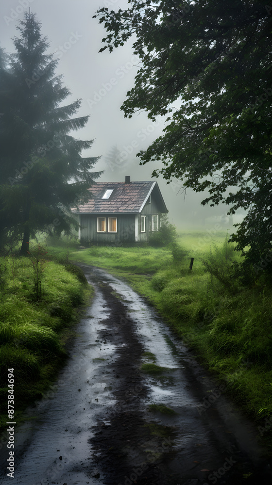 Countryside Rainfall: A Tranquil Moment of Nature's Cleansing Countryside Rainfall: A Tranquil Moment of Nature's Cleansing
