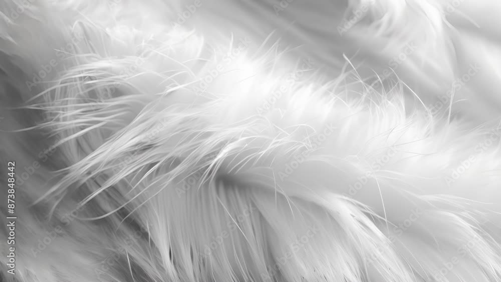 The delicate almost velvety feel of fur captured in extreme closeup. Black and white art The delicate almost velvety feel of fur captured in extreme closeup. Black and white art