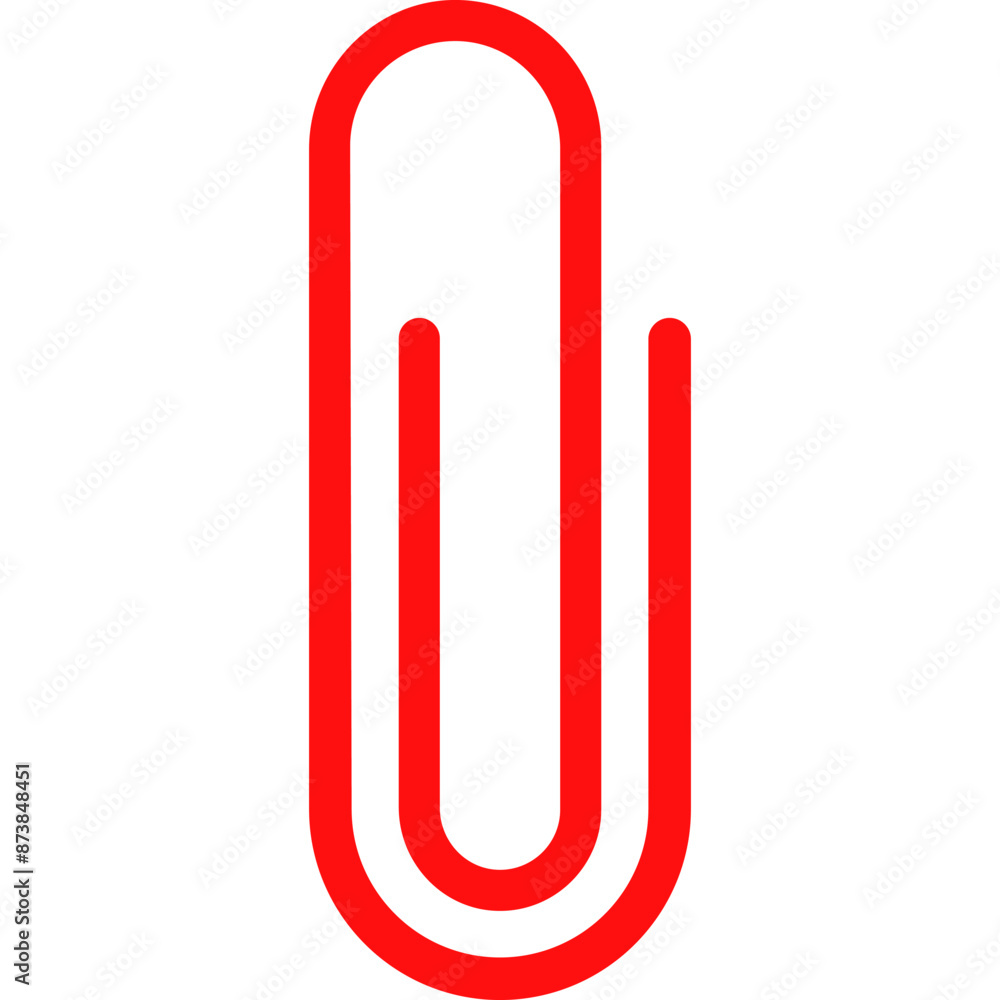 Copper Paperclip Icon Copper Paperclip Icon