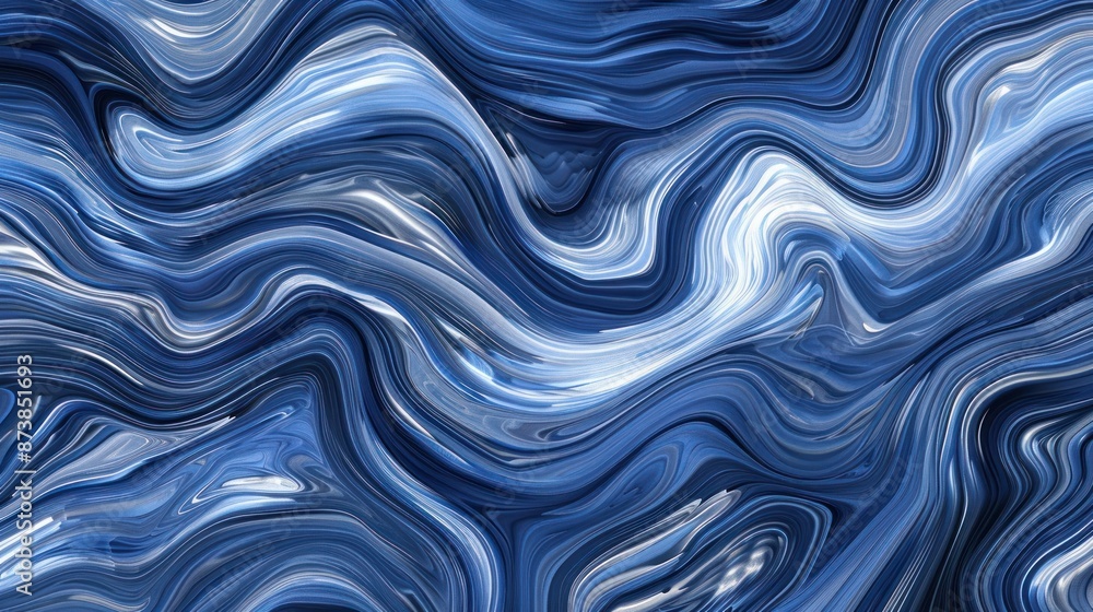 Abstract Blue Swirls Pattern Abstract Blue Swirls Pattern