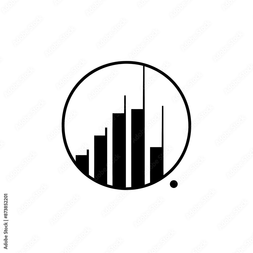 Graph Minimal Icon, Simple Logo