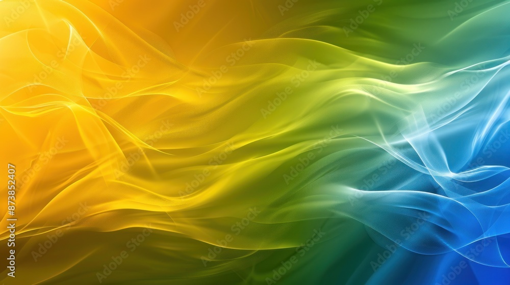 Obraz premium Abstract Background with Colorful Waves