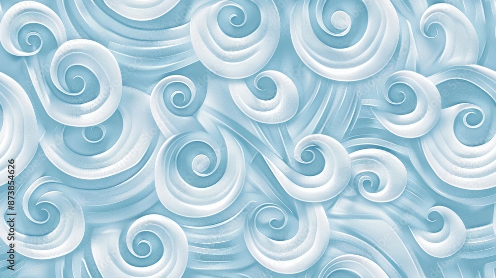 Abstract Blue Swirls Background Abstract Blue Swirls Background