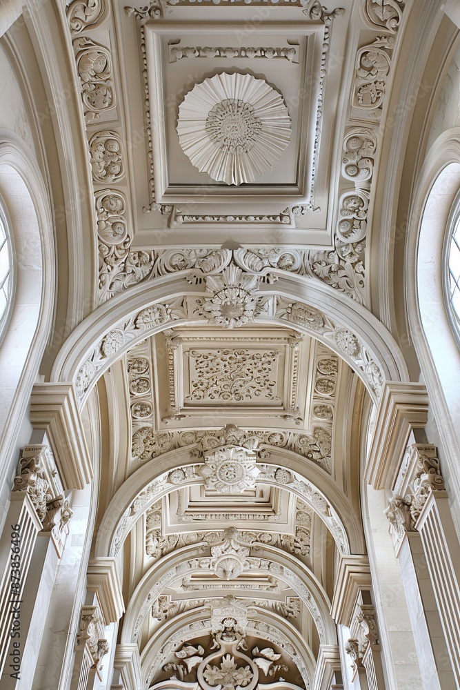 custom made wallpaper toronto digitalBaroque, barocco ornate marble ceiling non linear reformation design. elaborate ceiling with intricate accents depicting classic elegance and architectural beauty