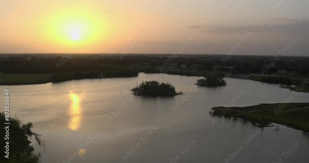 Aerial view of Brays Bayou in West Houston, Texas Aerial view of Brays Bayou in West Houston, Texas