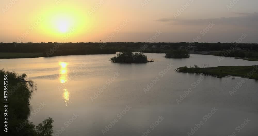 Aerial view of Brays Bayou in West Houston, Texas Aerial view of Brays Bayou in West Houston, Texas