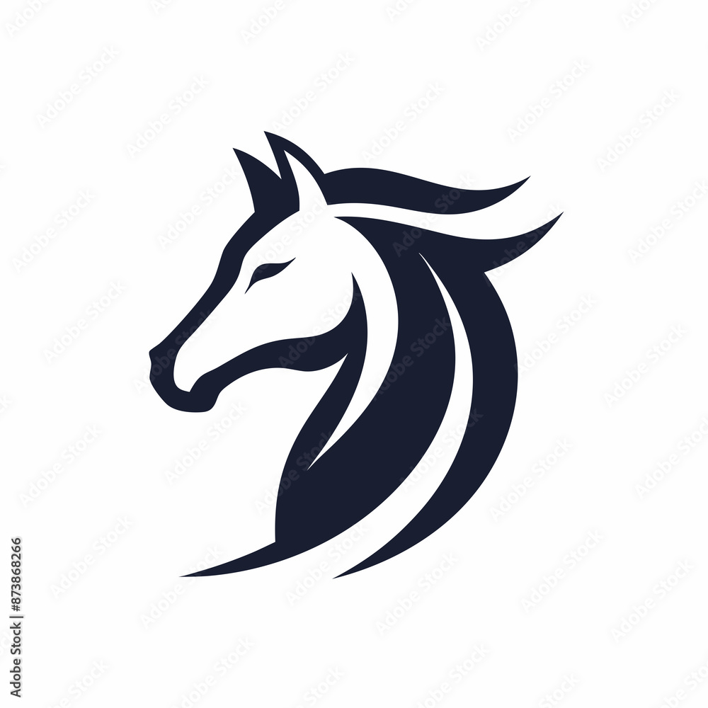 Horsehead silhouette vector illustration Horsehead silhouette vector illustration