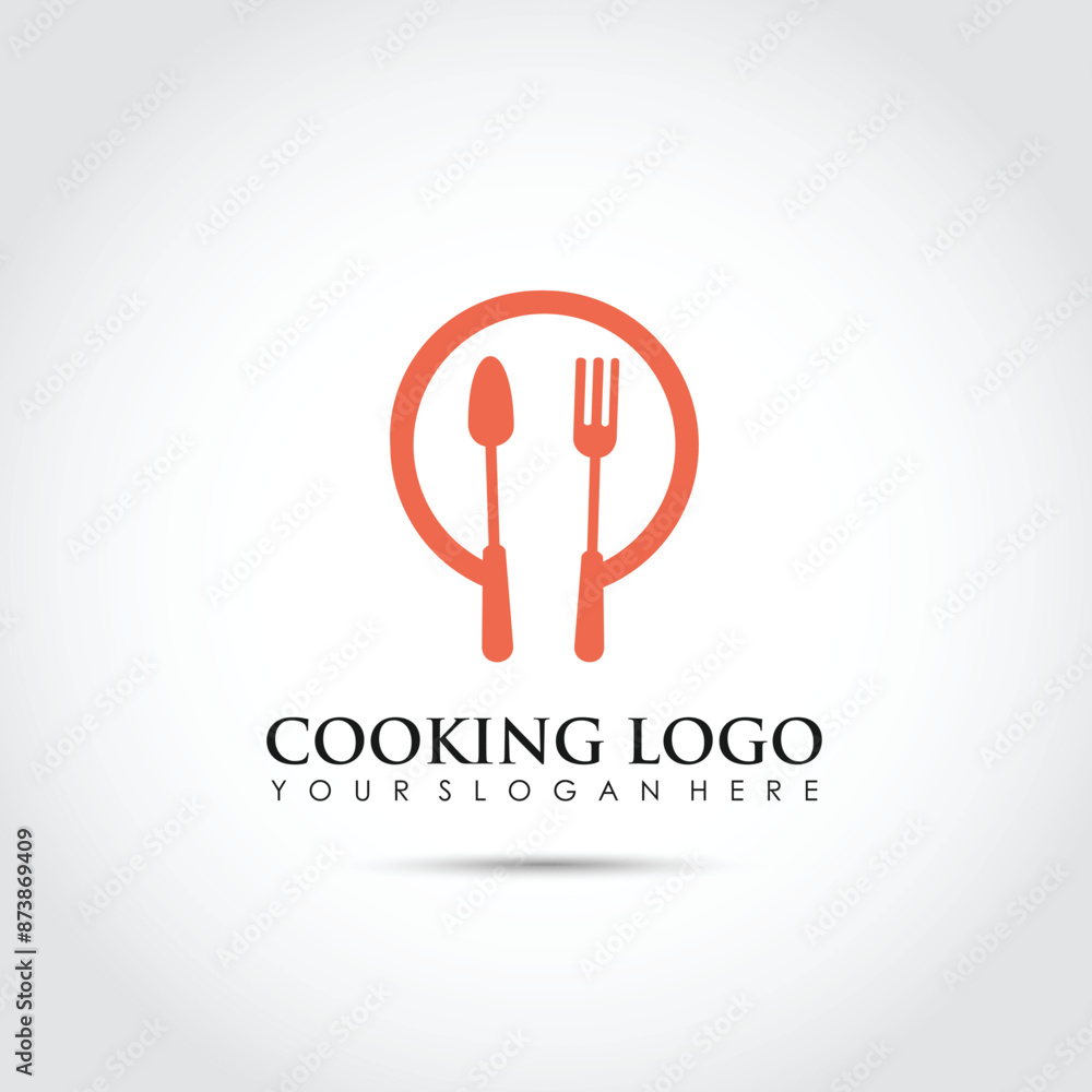 Abstract Cooking Logo Template. Vector Illustrator Abstract Cooking Logo Template. Vector Illustrator