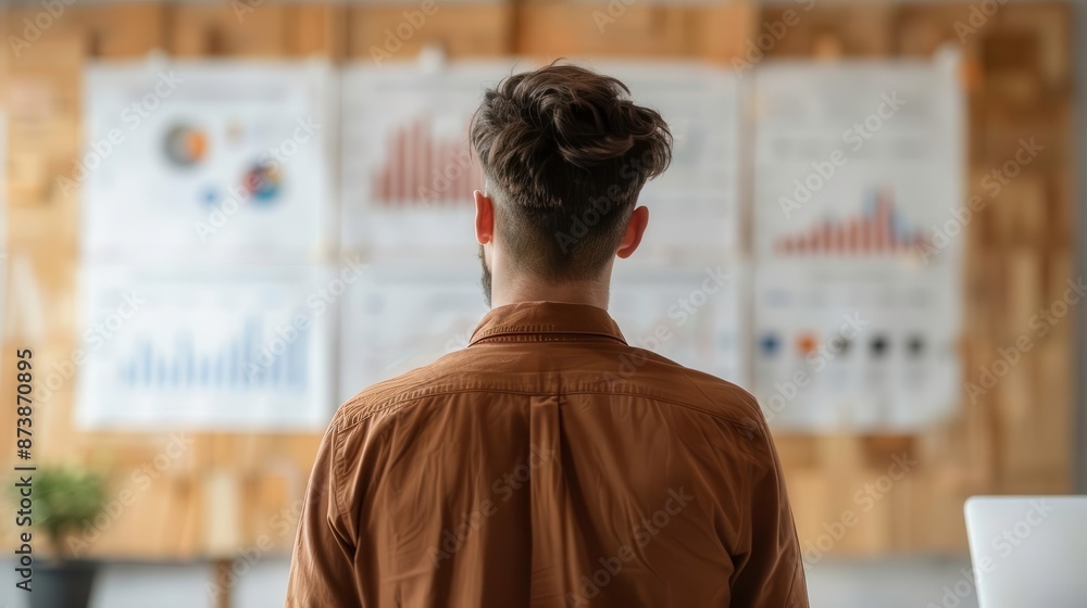 Fototapeta premium Founders creating go-to-market strategy, startup strategy, go-to-market assignment