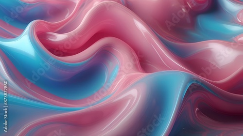 Wallpaper Mural abstract background with waves Torontodigital.ca