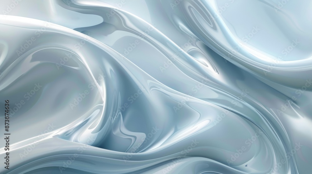 Obraz premium Smooth light blue gray background