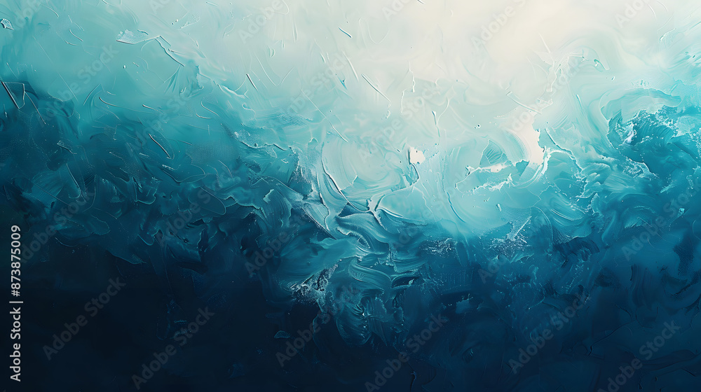 Obraz premium An abstract representation of the ocean meeting the sky