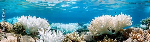 Coral Reef Bleaching Caused...