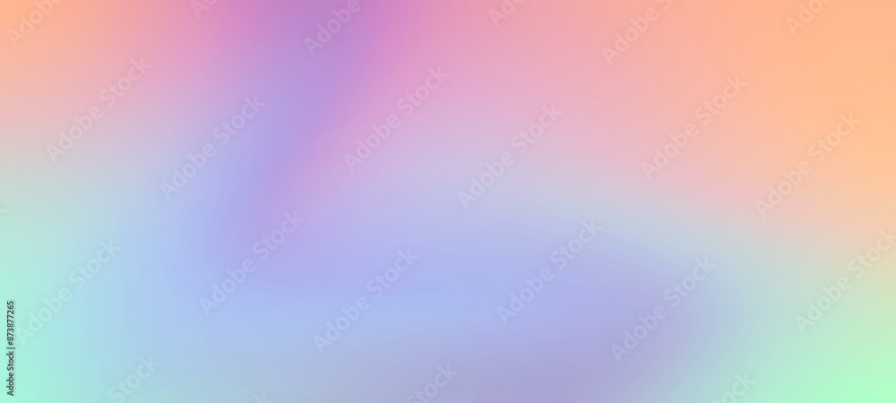Obraz premium Vector background in light pastel rainbow colors