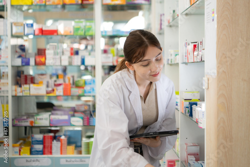 Pharmacists monitor and inspect the quality of pharmaceuticals sold in pharmacies Free Download Pharmacists monitor and inspect the quality of pharmaceuticals sold in pharmacies - GFXLoad