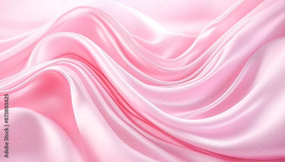 Fototapeta premium ピンクの布地のテクスチャ,Generative AI AI画像