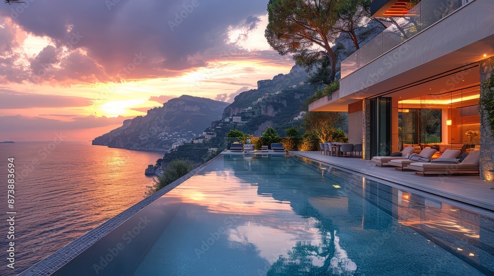 Fototapeta premium Luxury hotel in Italy